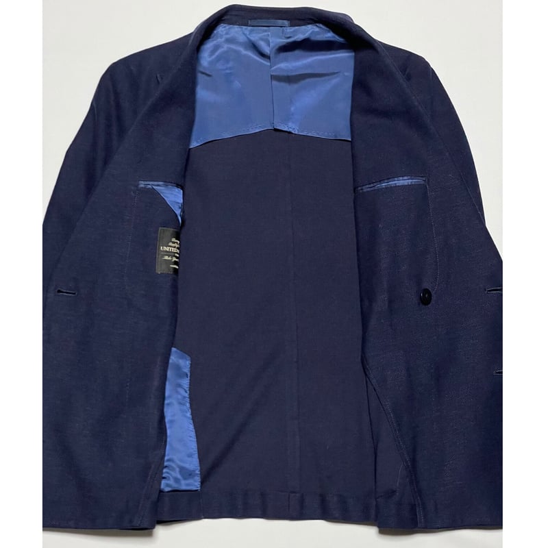 UNITED ARROWS ダブルテーラードジャケット 46サイズ ネイビー UNITED ARROWS ダブルテーラードジャケット 46サイズ ネイビー