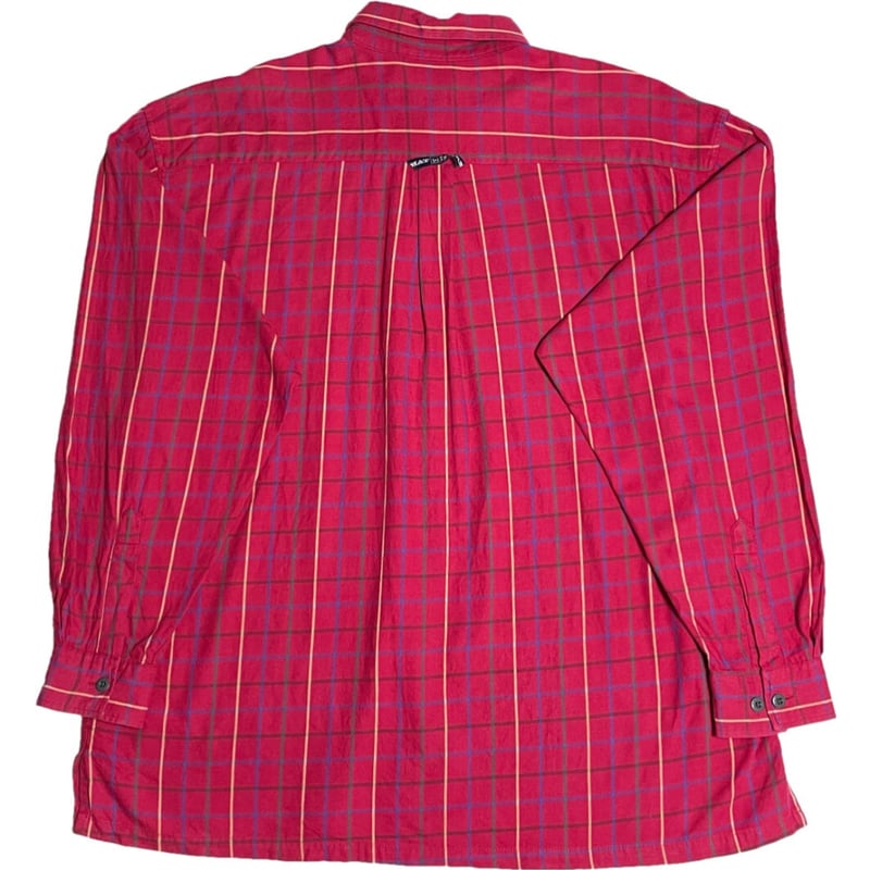 PHAT FARM 長袖チェックシャツ レッド XXLサイズ | Ultimate Star