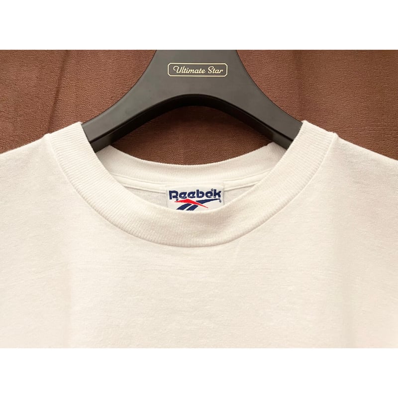 希少 MADE IN USA製 90s Reebok バックプリントロゴプリントT 希少 MADE IN USA製 90s Reebok バックプリントロゴプリントT