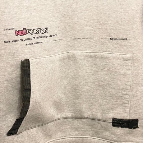 激レア SWAGGER 初期モデル バックプリントプルオーバーパーカー グレー