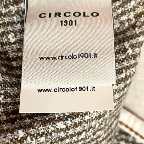 MADE IN ROMANIA製 CIRCOLO 1901 ニットテーラードジャケット ブラウン 50サイズ