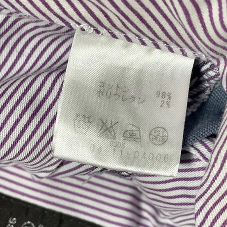 ▲訳あり商品▲ 【TOMORROWLAND 取り扱い】 MADE IN ROMANIA製 PT01 コットンスラックス ブルーグレー 46サイズ