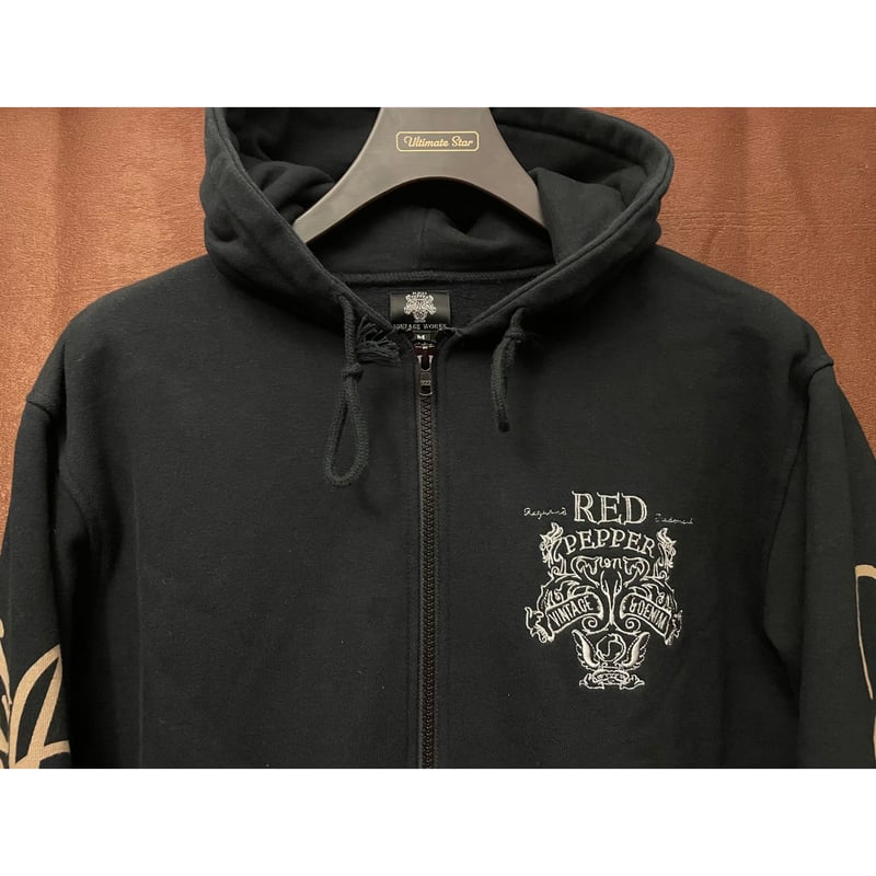RED PEPPER×ED HARDY コラボレーションフルジップパーカー RED PEPPER×ED HARDY コラボレーションフルジップパーカー