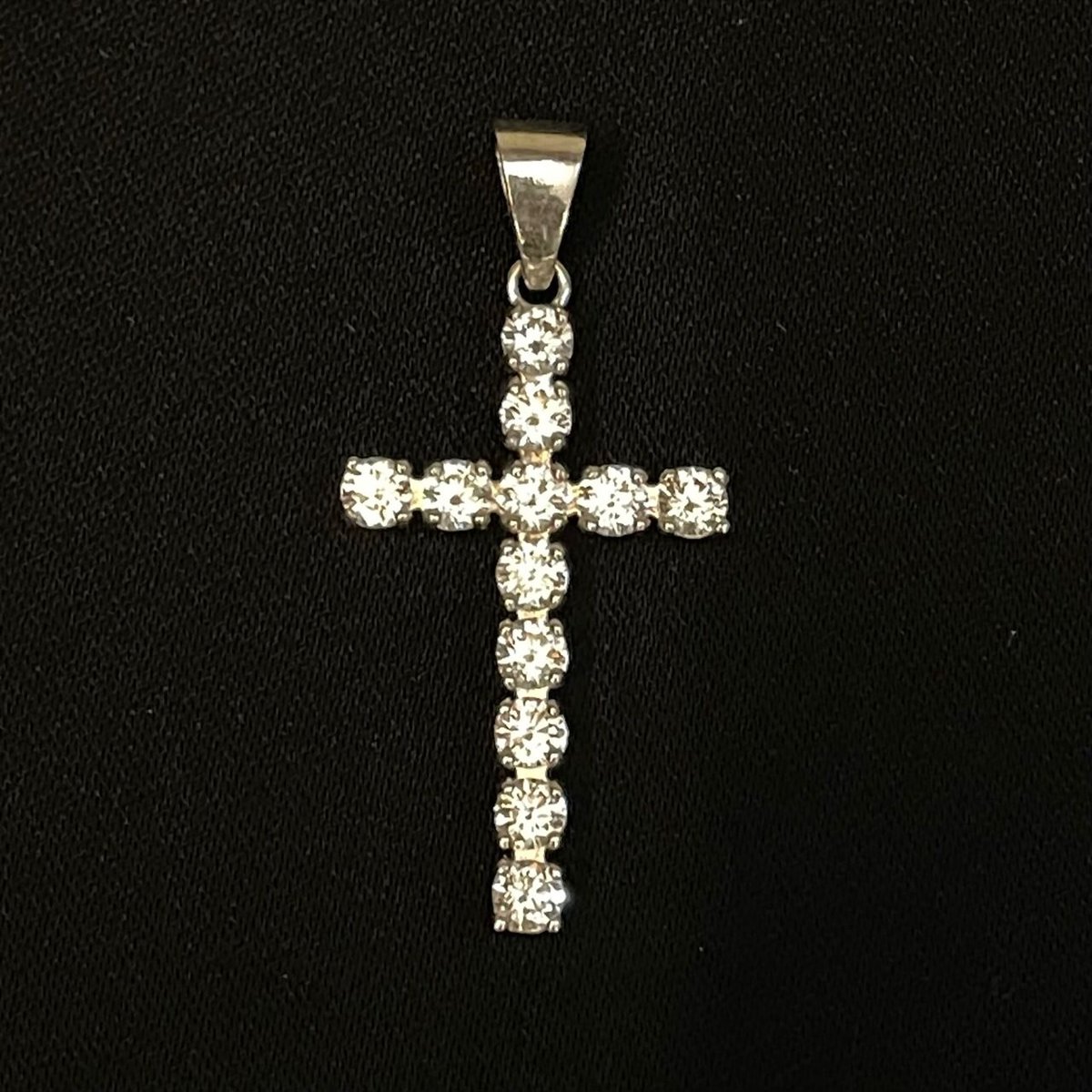 AVALANCHE クロストップ　シルバー925 ジルコニア シルバー925製 AVALANCHE ジルコニアクロスペンダントヘッド
