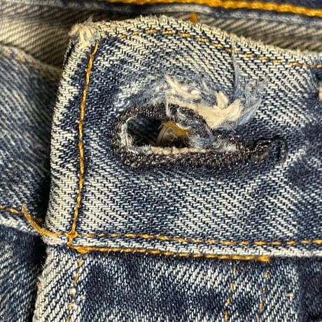 ▲訳あり商品▲ 希少 MADE IN USA 555 バレンシア工場製 LEVI'S 501XX BIGE 復刻デニムパンツ ライトインディゴ W29×L36