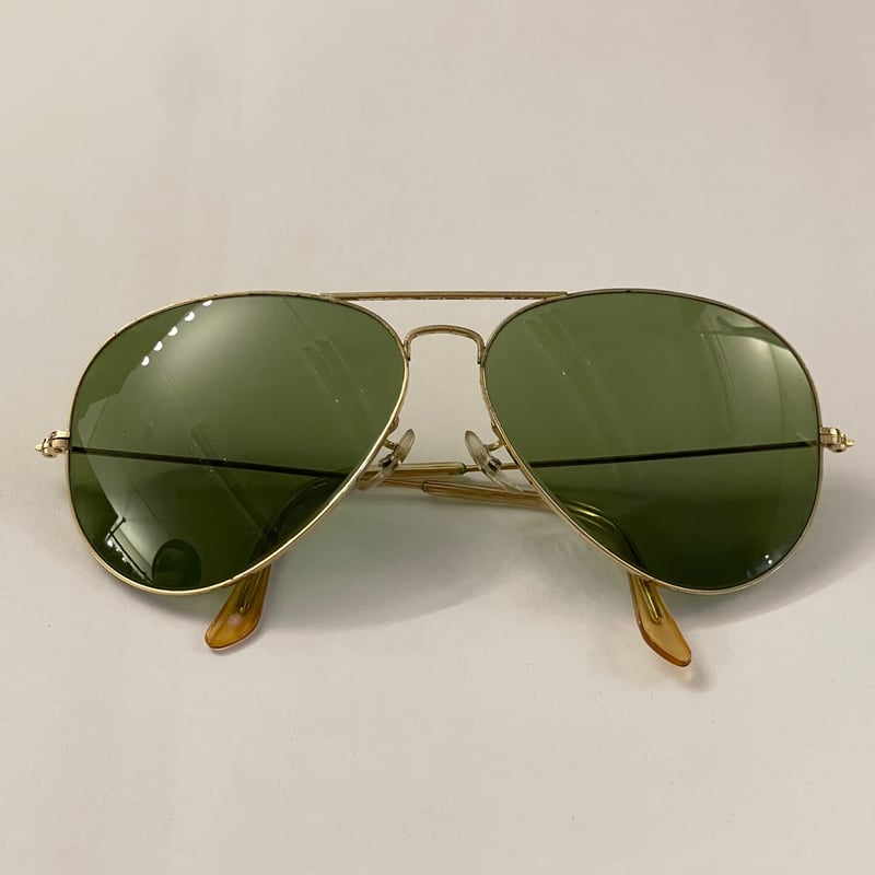 Ray-Ban ゴールド ティアドロップサングラス 8（eight） サングラス ティアドロップサングラス メンズ
