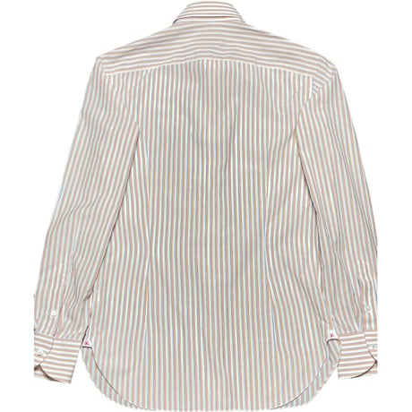 MADE IN ITALY製 ISAIA 長袖ストライプシャツ マルチカラー 37-14 1/2サイズ