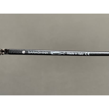 展示品渡し ★新品★ MADE IN ITALY製 SARAGHINA EMMA 115-LA サングラス ブラック ネイビーレンズ