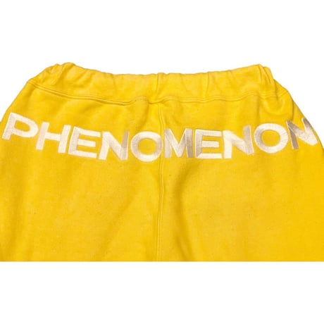 MADE IN JAPAN製 PHENOMENON 2007年モデル スウェットパンツ イエロー Sサイズ