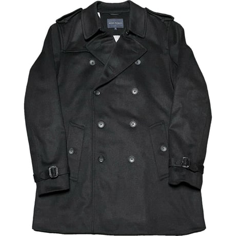 BANANA REPUBLIC ウールトレンチコート ブラック XLサイズ