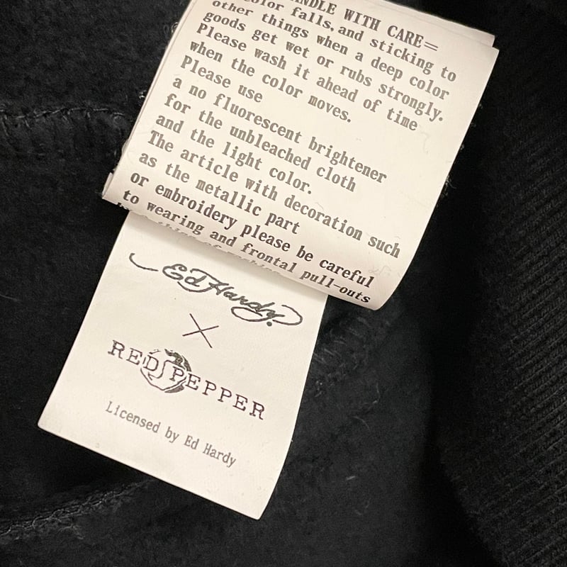 RED PEPPER×ED HARDY コラボレーションフルジップパーカー