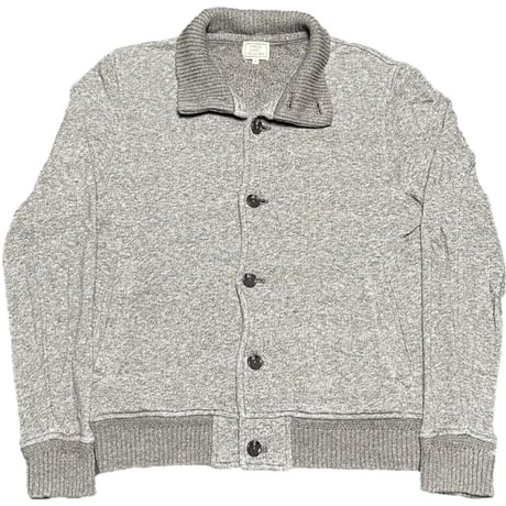GREEN LABEL RELAXING コットンスウェットカーディガン ブラウン Sサイズ