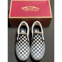 【UNITED ARROWS取り扱い】箱付き VANS Mod Slip-On スニーカー ブラックギンガムチェック US7.5/25.5cm