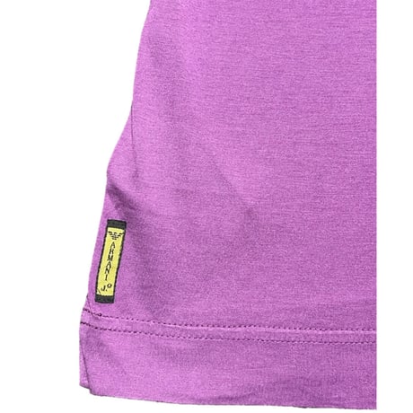 ARMANI JEANS ポケット付き半袖VネックTシャツ パープル Mサイズ