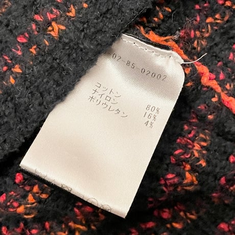 【TOMORROWLAND取り扱い】MADE IN ITALY製 roberto collina コットンハイネックニットセーター ブラック 46サイズ