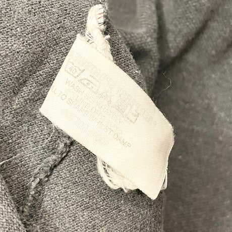 MADE IN ENGLAND製 FRED PERRY 半袖鹿の子ポロシャツ チャコールグレー 38サイズ