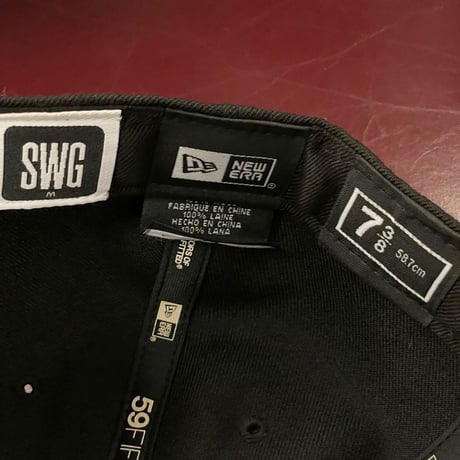 NEW ERA × SWAGGER SWGロゴベースボールキャップ ブラック 7-3/8 58.7cm