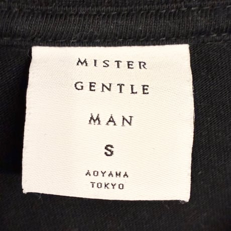 MADE IN JAPAN製 MISTERGENTLEMAN 「CITYFADE」 プリント入り オーバーサイズ 長袖Tシャツ ブラック Sサイズ