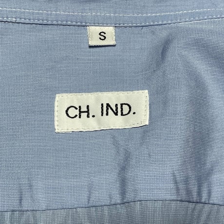 MADE IN FRANCE製 CH. IND. 長袖シャツ サックス Sサイズ