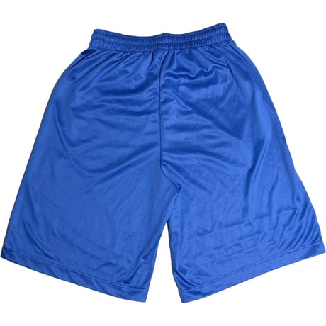 NIKE AIR JORDAN メッシュハーフパンツ ブルー×イエロー Lサイズ