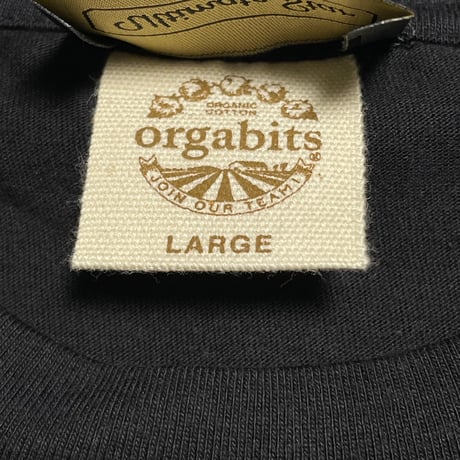 ★新品★ Ultimate Star オリジナル ORGABITS オーガニックコットン100% 半袖クルーネックTシャツ ブラック S～XLサイズ