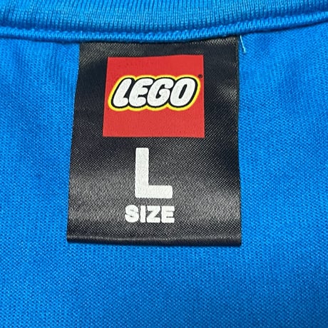 LEGO オフィシャル半袖プリントTシャツ ブルー Lサイズ