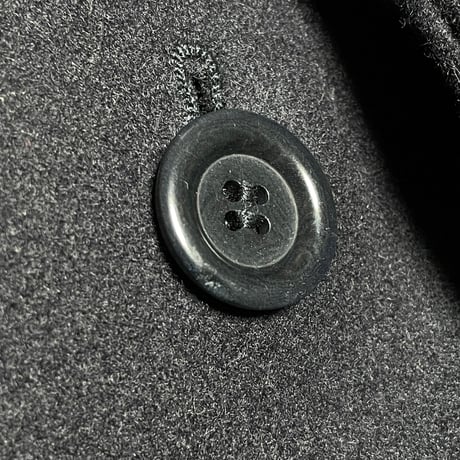 ▲訳あり商品▲ MADE IN ITALY製 PLUVEX ヴァージンウールPコート ネイビー 50サイズ