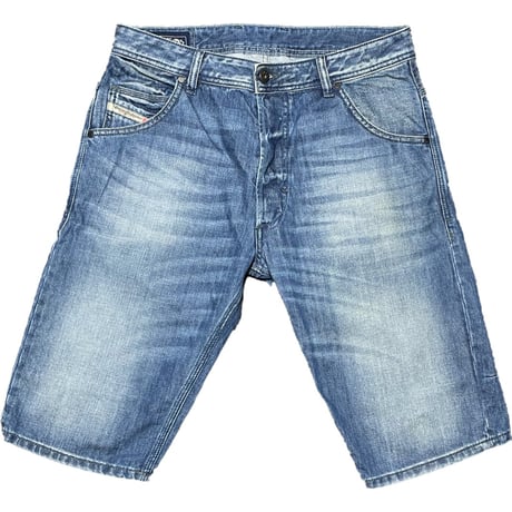 DIESEL デニムハーフパンツ ライトインディゴ W30サイズ