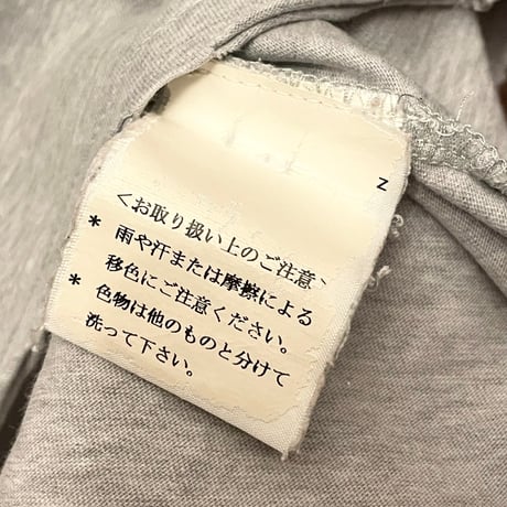 MADE IN ITALY製 DSQUARED2 プリントリンガーTシャツ グレー Mサイズ