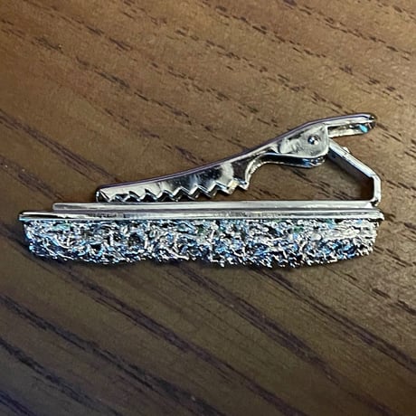 ネクタイピン付きカフスボタンセット シルバー