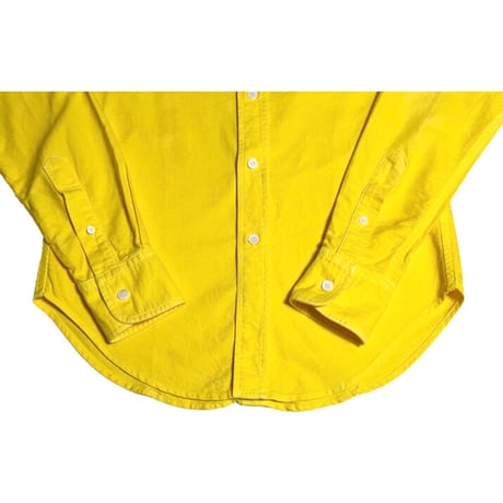 MADE IN USA製 BAND OF OUTSIDERS 長袖ボタンダウンオックスフォードシャツ イエロー Sサイズ
