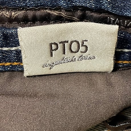 MADE IN ITALY製 PT05 AOTEAROA NEW ZEALAND デニムパンツ インディゴ W30サイズ