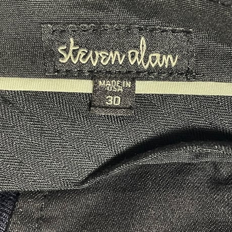 MADE IN USA製 steven alan ヴァージンウールスーツ ネイビー 36/W30サイズ