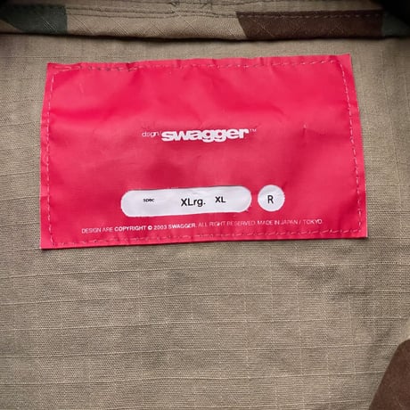 MADE IN JAPAN製 SWAGGER M-65 ミリタリーフィールドジャケット 迷彩 XLサイズ