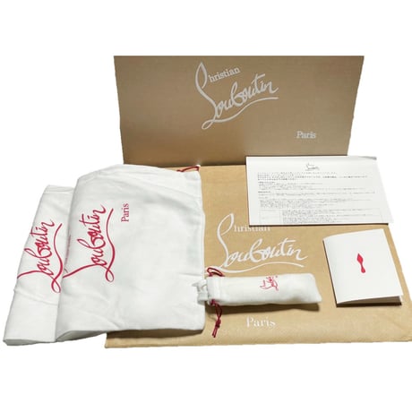☆箱、付属品インボイス付き新古品☆ MADE IN ITALY製 Christian Louboutin スタッズ付きハイカットレザースニーカー ホワイト 42サイズ