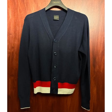 MADE IN FRANCE製 Letroyes ウールカーディガン ネイビー Sサイズ