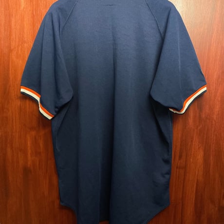 レア MADE IN USA製 90s RUSSELL ATHLETIC × MLB DETROIT TIGERS DIAMOND COLLECTION ベースボールジャージ ネイビー 48サイズ