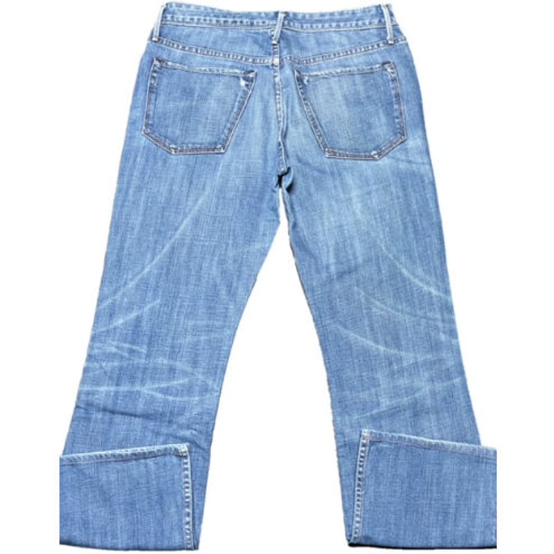earnest sewn ダメージ加工デニムパンツ ライトインディゴ W31サイズ 