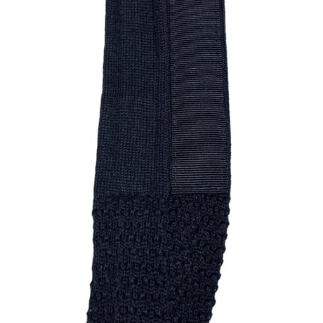 MADE IN ITALY製 fiorio PER UNITED ARROWS GREEN LABEL RELAXING ニットタイ ネイビー