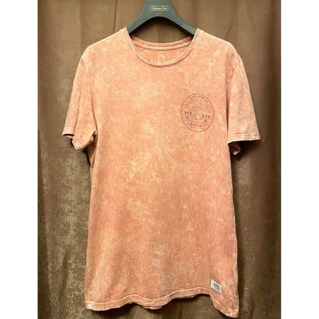 【UNITED ARROWS 取り扱い】 MADE IN USA製 KATIN タイダイ染め バックプリントTシャツ オレンジ Mサイズ