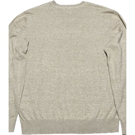 HUGO BOSS コットンVネックセーター ベージュ Mサイズ