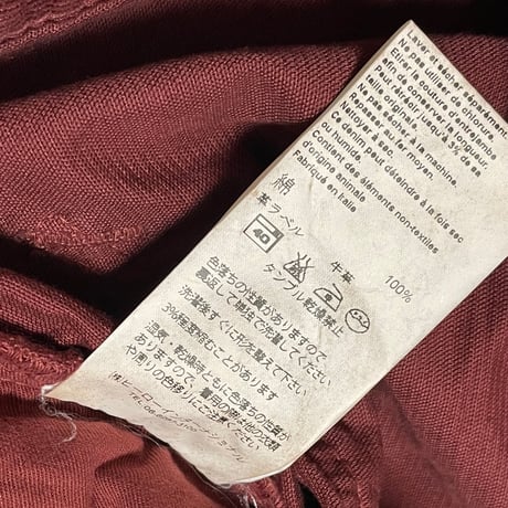 MADE IN ITALY製 nudie Jeans オーガニックコットンコーデュロイパンツ バーガンディ W30-L32サイズ