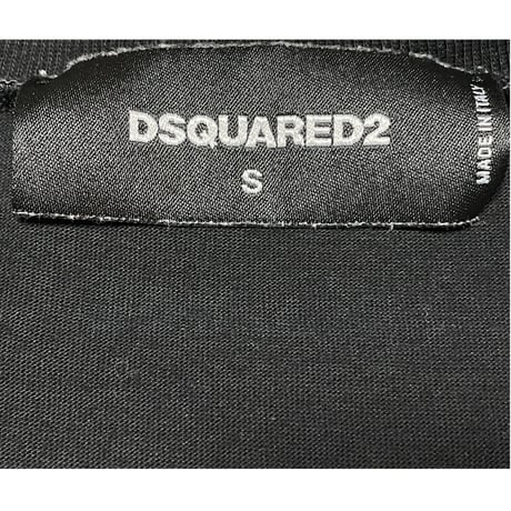 MADE IN ITALY製 DSQUARED2 イーグル柄半袖Tシャツ ブラック Sサイズ