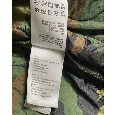 ALPHA INDUSTRIES ナイロンキルティングカーディガン 迷彩 Mサイズ