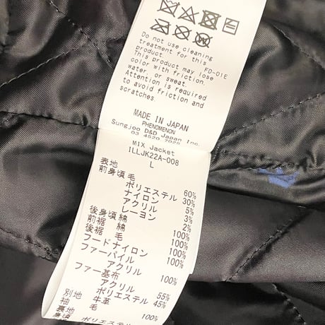 ☆タグ付き新古品☆ 激レア 定価27.5万 MADE IN JAPAN製 PHENOMENON 2022年復刻モデル カウレザーコンビハイブリッドミックスライダースジャケット レッドチェック Lサイズ