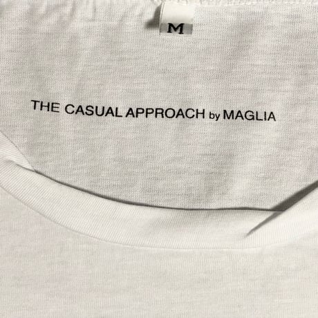 ★新品★ MADE IN ITALY製 MAGLIA 2025年AWモデル 「MAGLIA DI PAESE」 イタリア都市シリーズ プリント クルーネックTシャツ ホワイト M～XLサイズ