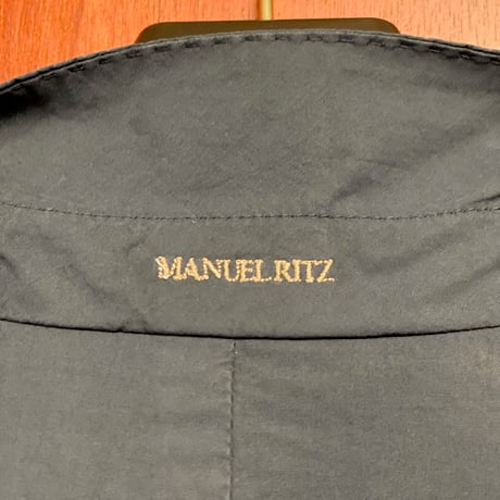 MADE IN ROMANIA製 MANUEL RITZ コットンテーラードジャケット ネイビー 52サイズ
