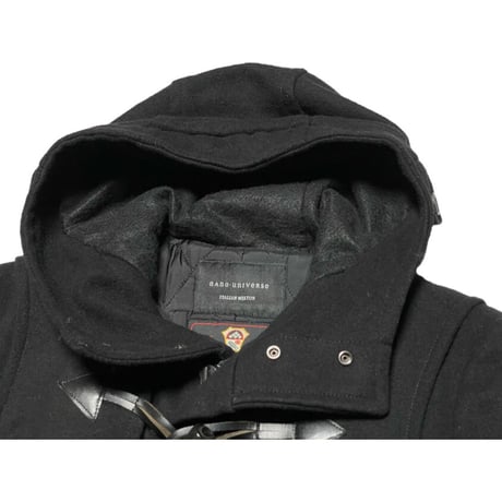NANO UNIVERSE Wool&Cashmere ITALIAN MELTON ダッフルコート ブラック Mサイズ