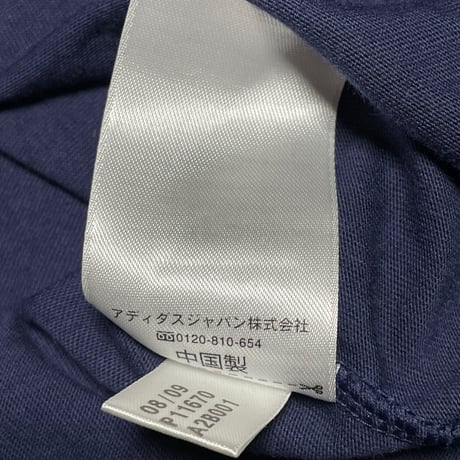 激レア adidas × Def Jam × Methodman トリプルネームプリントTシャツ ネイビー XSサイズ