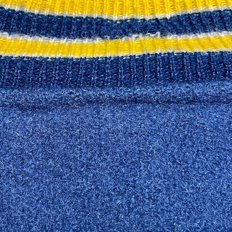 MADE IN USA製 NEFF アメリカンカレッジスタジャン ブルー Sサイズ